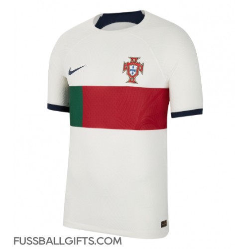Portugal Fußballbekleidung Auswärtstrikot WM 2022 Kurzarm